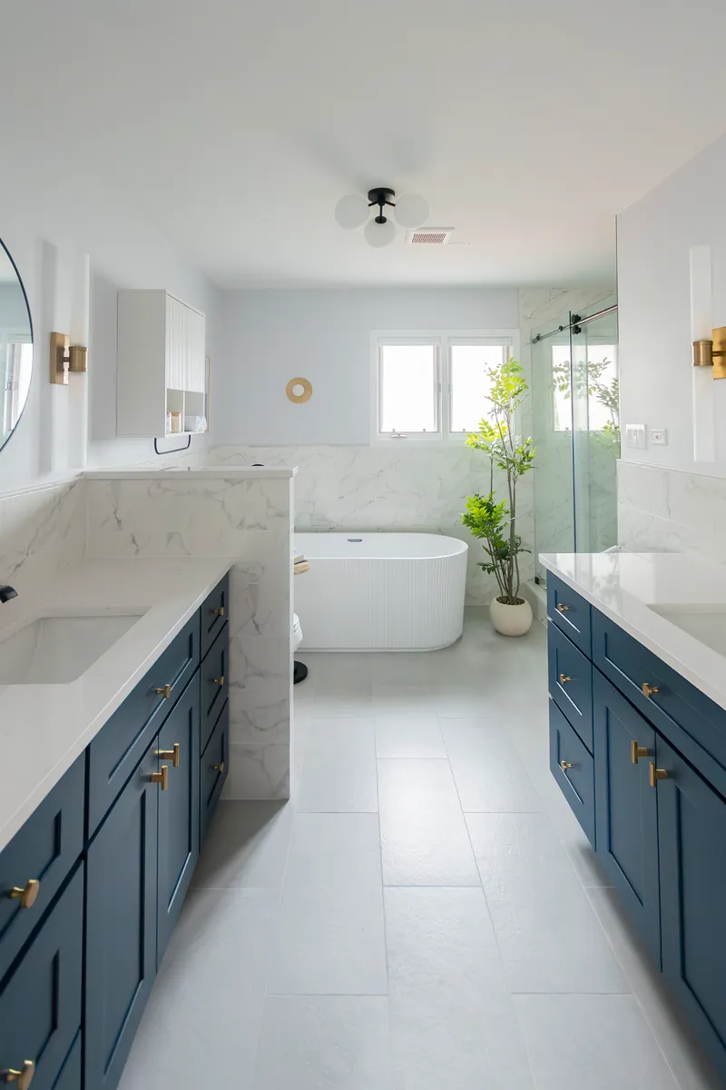 Bathroom renovation - design detail