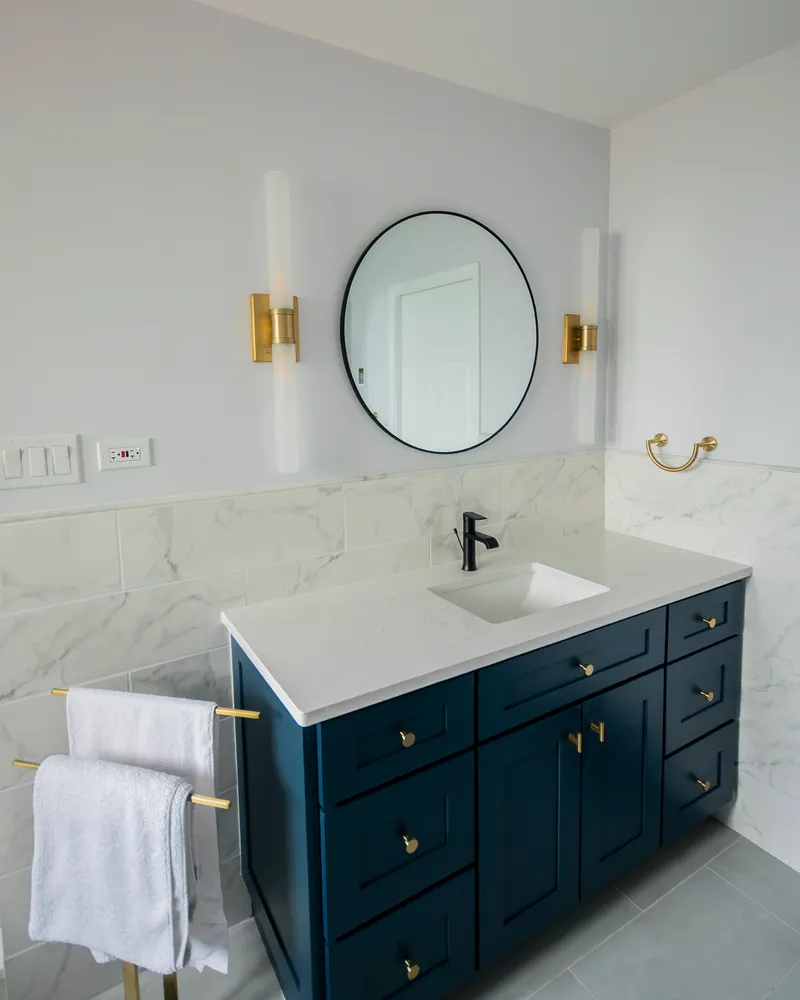 Bathroom renovation - design detail