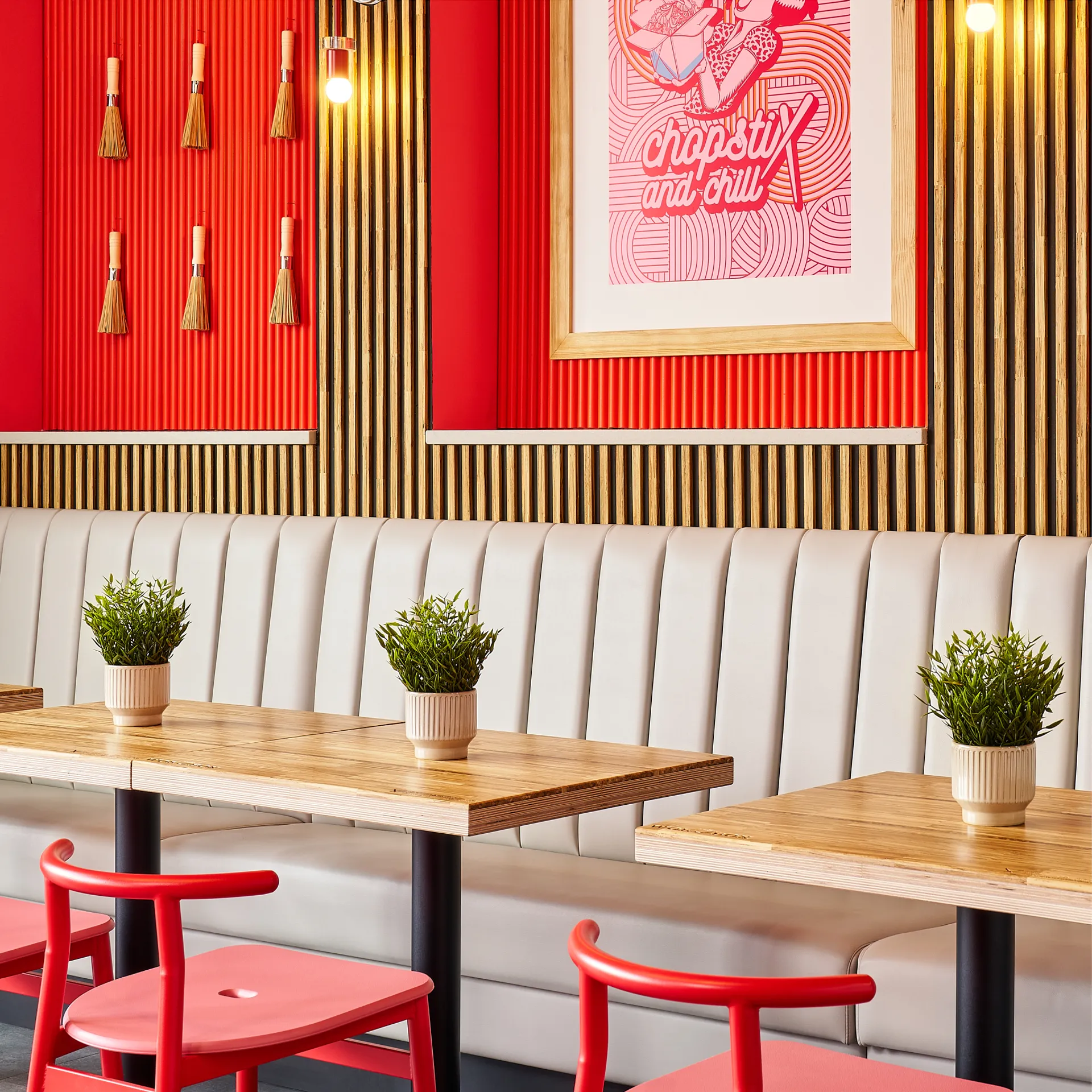 Wok Box seating area design