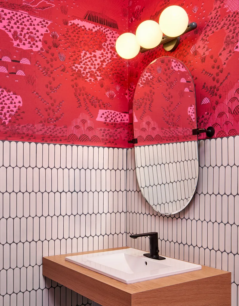 Wok Box restaurant - interior design detail